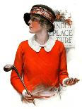 "Kindly Replace Turf," Saturday Evening Post Cover, September 22, 1923-Charles A. MacLellan-Giclee Print