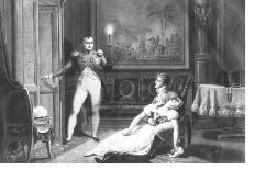 The Divorce of Napoleon I and Josephine Tascher de La Pagerie 30th November 1809-Charles Abraham Chasselat-Mounted Giclee Print