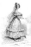 Louise-Marie, Queen of the Belgians, in Her Wedding Dress, 1832-Charles Achille d' Hardiviller-Giclee Print