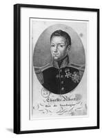 Charles Albert, King of Sardinia-null-Framed Giclee Print