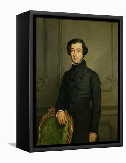 Charles-Alexis-Henri Clerel De Tocqueville (1805-59) 1850-Theodore Chasseriau-Framed Stretched Canvas