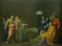 The Death of Socrates-Charles Alphonse Dufresnoy-Mounted Art Print