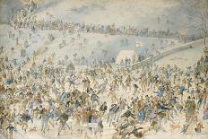 Figures Ice Skating, 1876-Charles Altamount Doyle-Giclee Print