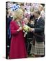 Charles and Camilla Open New Childrens Playground at Ballater, Scotland-null-Stretched Canvas