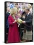 Charles and Camilla Open New Childrens Playground at Ballater, Scotland-null-Framed Stretched Canvas