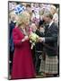 Charles and Camilla Open New Childrens Playground at Ballater, Scotland-null-Mounted Photographic Print