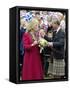 Charles and Camilla Open New Childrens Playground at Ballater, Scotland-null-Framed Stretched Canvas