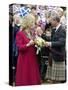 Charles and Camilla Open New Childrens Playground at Ballater, Scotland-null-Stretched Canvas