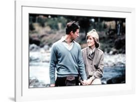 Charles and Diana Happy and in Love at Balmoral After Their Honeymoon August 1981-null-Framed Photographic Print