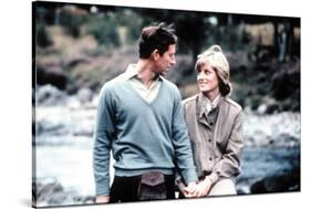 Charles and Diana Happy and in Love at Balmoral After Their Honeymoon August 1981-null-Stretched Canvas