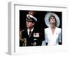 Charles and Diana-null-Framed Art Print