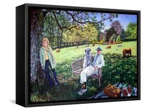 Charles and Susan-Tilly Willis-Framed Stretched Canvas