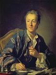 Portrait of the Poet Denis Diderot-Charles André van Loo-Giclee Print