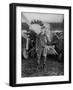 Charles Augustus Lindbergh American Aviator in Flying Clothes-null-Framed Photographic Print