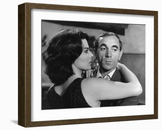 Charles Aznavour and Giovanna Ralli: Horace 62, 1962-Marcel Dole-Framed Photographic Print