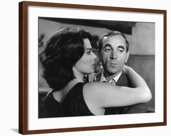 Charles Aznavour and Giovanna Ralli: Horace 62, 1962-Marcel Dole-Framed Photographic Print