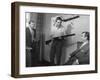 Charles Aznavour, Etienne Bierry and Jean-Louis Trintignant: Horace 62, 1962-Marcel Dole-Framed Premium Photographic Print