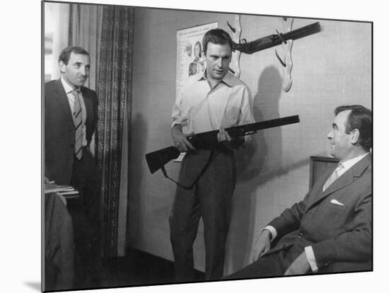 Charles Aznavour, Etienne Bierry and Jean-Louis Trintignant: Horace 62, 1962-Marcel Dole-Mounted Photographic Print