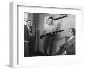 Charles Aznavour, Etienne Bierry and Jean-Louis Trintignant: Horace 62, 1962-Marcel Dole-Framed Photographic Print