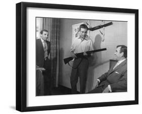 Charles Aznavour, Etienne Bierry and Jean-Louis Trintignant: Horace 62, 1962-Marcel Dole-Framed Photographic Print