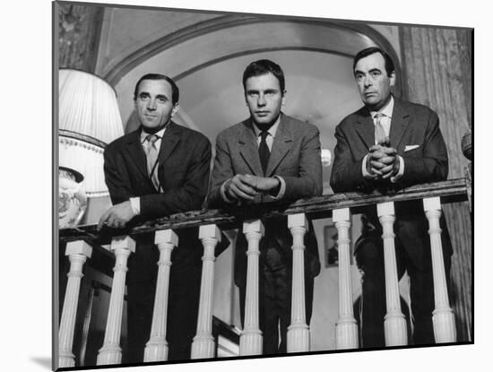 Charles Aznavour, Etienne Bierry and Jean-Louis Trintignant: Horace 62, 1962-Marcel Dole-Mounted Photographic Print