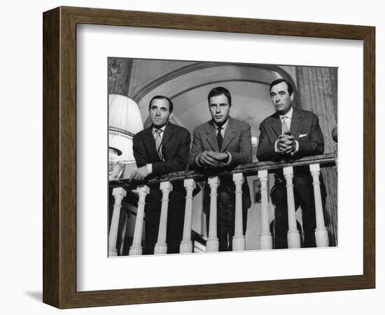 Charles Aznavour, Etienne Bierry and Jean-Louis Trintignant: Horace 62, 1962-Marcel Dole-Framed Photographic Print