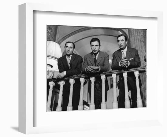 Charles Aznavour, Etienne Bierry and Jean-Louis Trintignant: Horace 62, 1962-Marcel Dole-Framed Photographic Print