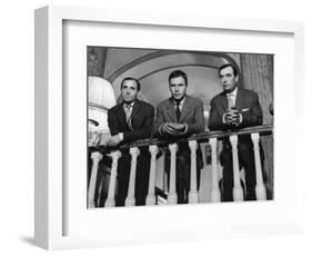 Charles Aznavour, Etienne Bierry and Jean-Louis Trintignant: Horace 62, 1962-Marcel Dole-Framed Photographic Print