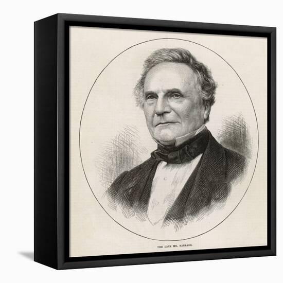 Charles Babbage Mathematician and Engineer-null-Framed Stretched Canvas