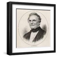 Charles Babbage Mathematician and Engineer-null-Framed Art Print