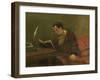 Charles Baudelaire (1821-186), 1848-Gustave Courbet-Framed Giclee Print