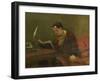 Charles Baudelaire (1821-186), 1848-Gustave Courbet-Framed Giclee Print