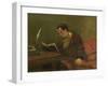 Charles Baudelaire (1821-186), 1848-Gustave Courbet-Framed Giclee Print