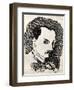 Charles Baudelaire (1821-186)-Henri de Toulouse-Lautrec-Framed Premium Giclee Print