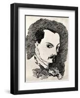 Charles Baudelaire (1821-186)-Henri de Toulouse-Lautrec-Framed Premium Giclee Print