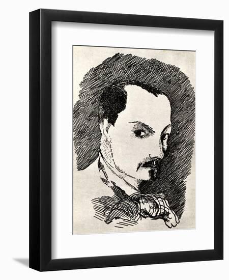 Charles Baudelaire (1821-186)-Henri de Toulouse-Lautrec-Framed Premium Giclee Print