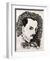 Charles Baudelaire (1821-186)-Henri de Toulouse-Lautrec-Framed Premium Giclee Print