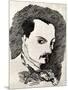 Charles Baudelaire (1821-186)-Henri de Toulouse-Lautrec-Mounted Giclee Print