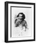 Charles Baudelaire (1821-67) 1844-Emile Deroy-Framed Giclee Print