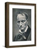 'Charles Baudelaire', 1863, (1939)-Etienne Carjat-Framed Photographic Print