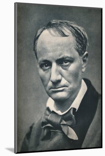 'Charles Baudelaire', 1863, (1939)-Etienne Carjat-Mounted Photographic Print