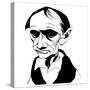 Charles Baudelaire - caricature of French poet, 1821-67-Neale Osborne-Stretched Canvas