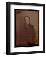 Charles Baudelaire, French Poet, Portrait Photograph-Nadar-Framed Giclee Print