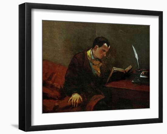 Charles Baudelaire, French Poet-Gustave Courbet-Framed Giclee Print