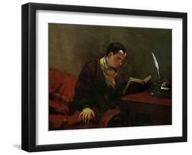 Charles Baudelaire, French Poet-Gustave Courbet-Framed Giclee Print