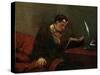 Charles Baudelaire, French Poet-Gustave Courbet-Stretched Canvas