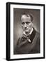 Charles Baudelaire, Influential French Poet, Critic and Translator, Mid-19th Century-null-Framed Giclee Print