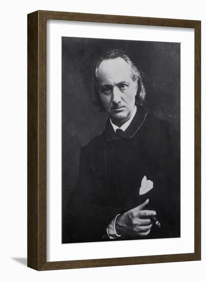 Charles Baudelaire with a Cigar, 1864-Charles Neyt-Framed Giclee Print