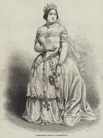 Mademoiselle Alboni as Cenerentola