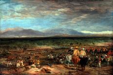 The Battle of Chilianwala, India, 13th January 1849, C.1849-Charles Becher Young-Framed Stretched Canvas